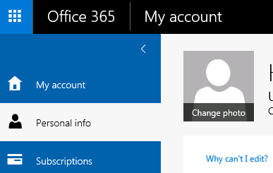How do I add a profile photo to my Office 365 account?